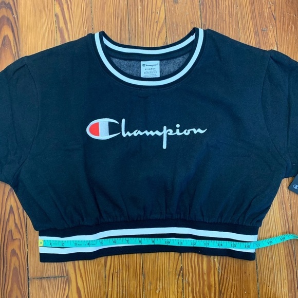 Champion Vintage Wash Fleece Cropped Crew Top - Picture 5 of 7